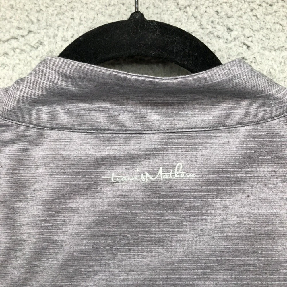 Travis‎ Mathew 1/4 Zip Pullover Mens Large Gray Activewear Golf Preppy Office